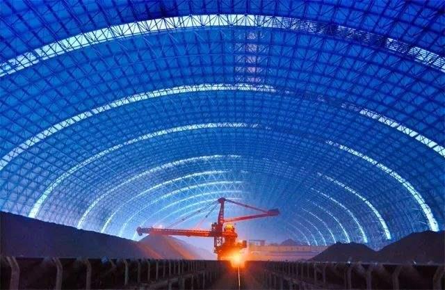 阿勒泰亿优钢构工程师为您解析原料场封闭技术的特点和类型